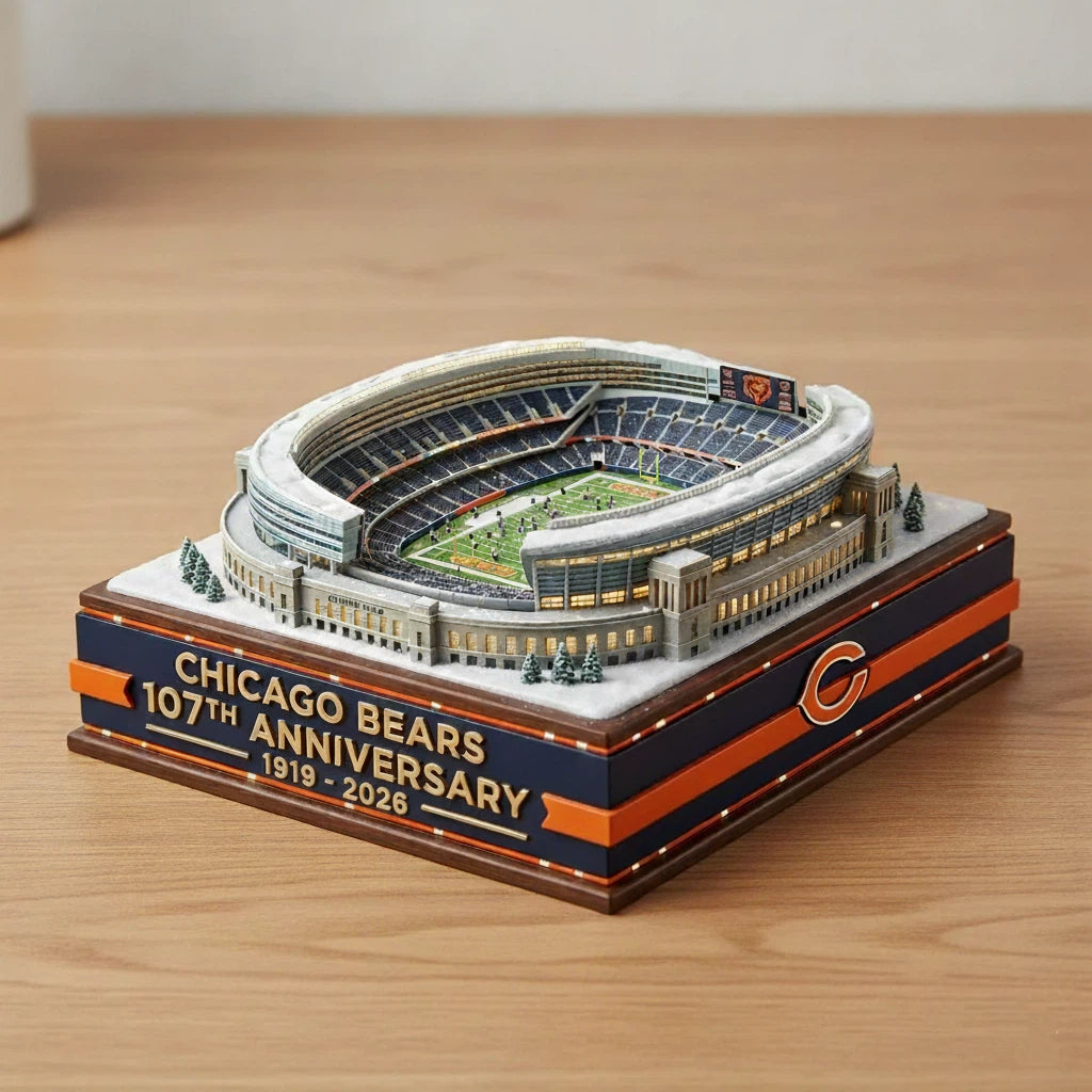 Chicago Bears 107th Anniversary Soldier Field Collectible Model