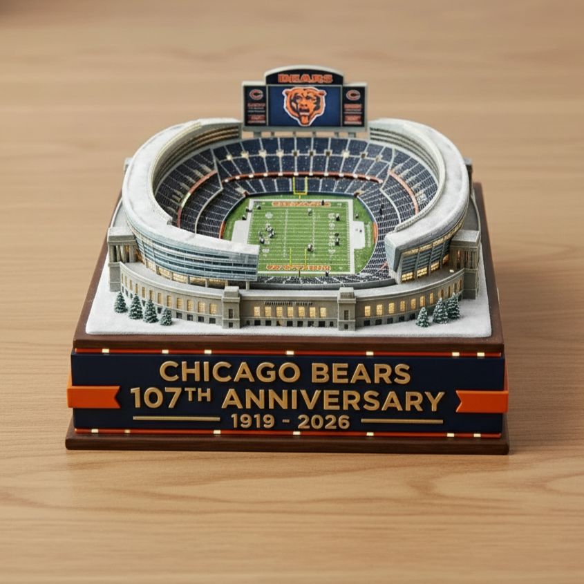 Chicago Bears 107th Anniversary Soldier Field Collectible Model