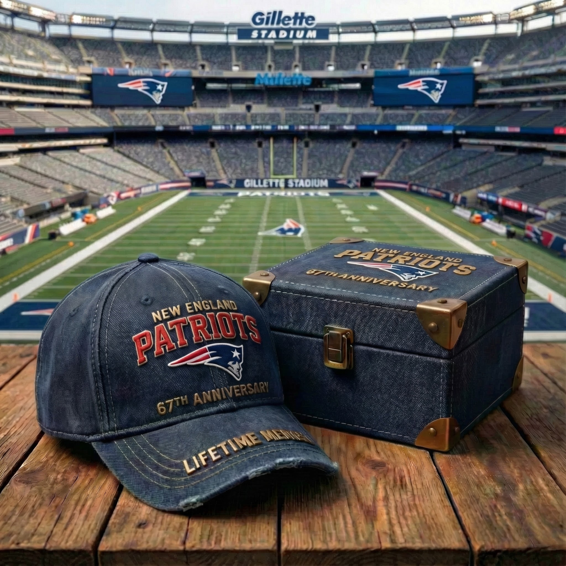 New England Patriots 67th Anniversary Hat