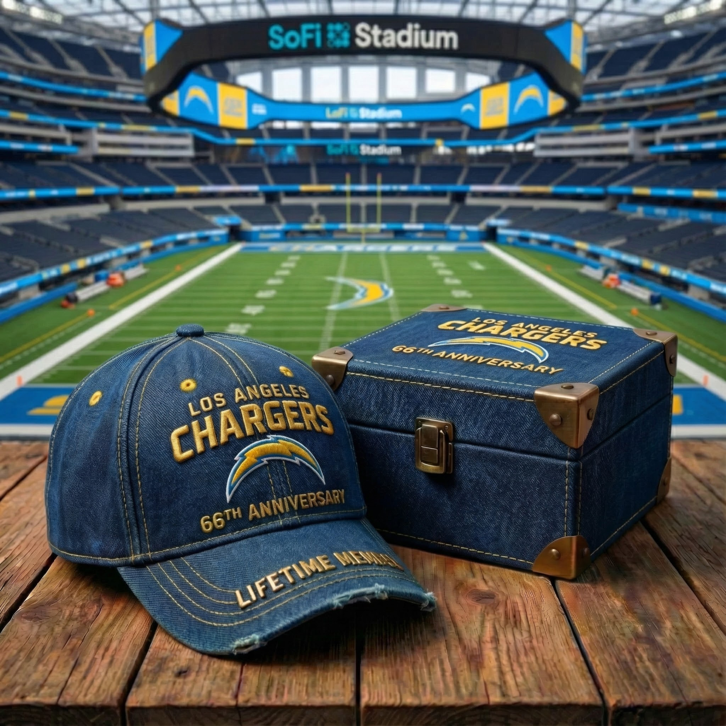 Los Angeles Chargers 66th Anniversary Hat