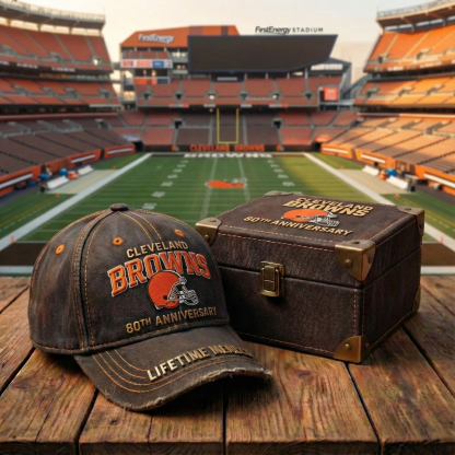 Cleveland Browns 80th Anniversary Hat