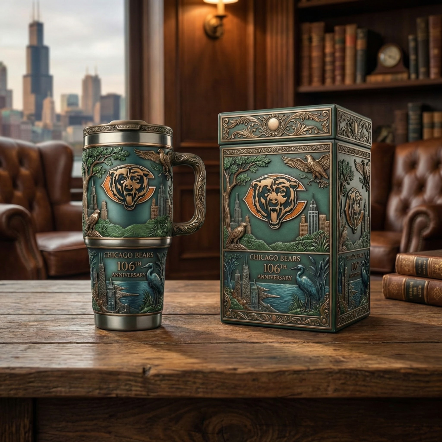 Chicago Bears 106th Anniversary Insulated Tumbler