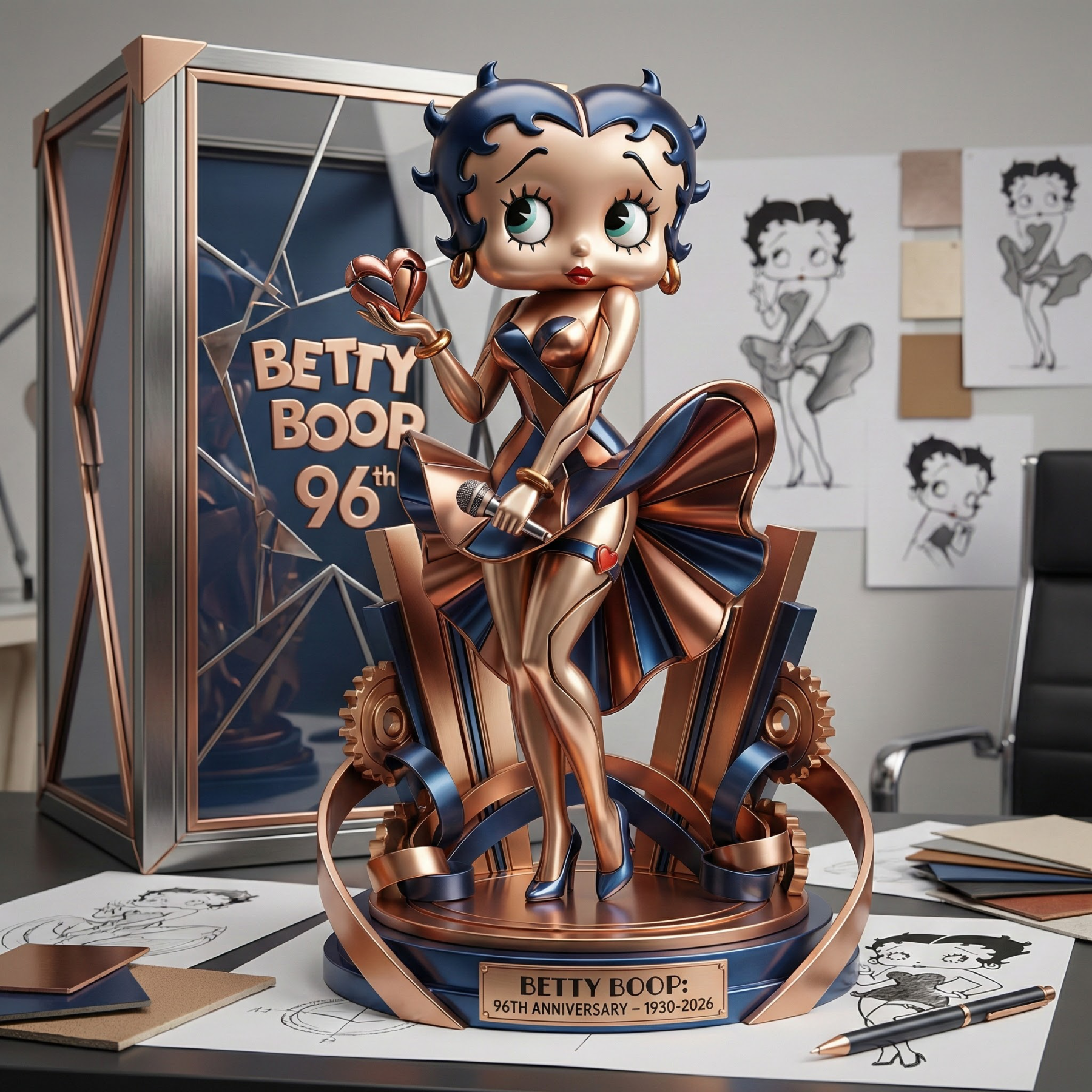 Betty Boop 96th Anniversary Collector Statue (1930–2026)