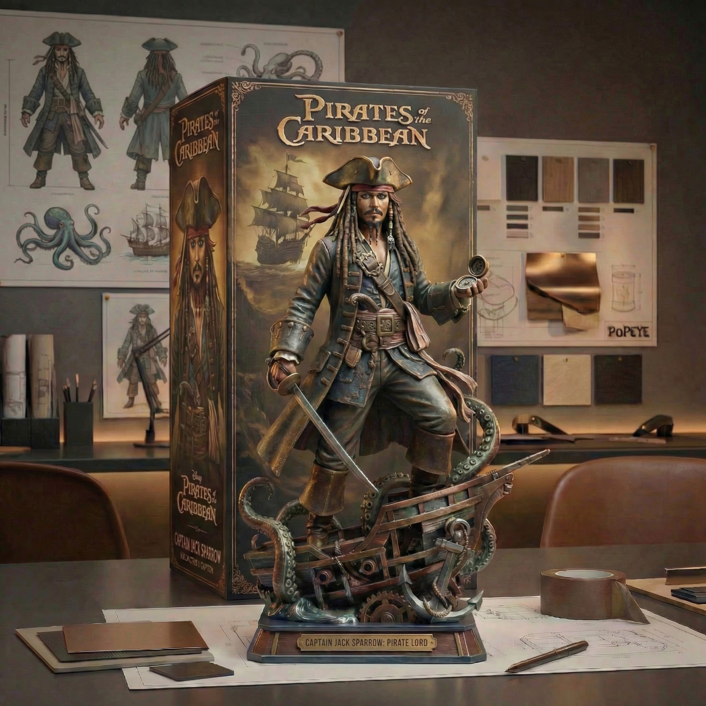 Jack Sparrow Collectible Figure - Pirates of the Caribbean