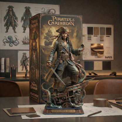 Jack Sparrow Collectible Figure - Pirates of the Caribbean