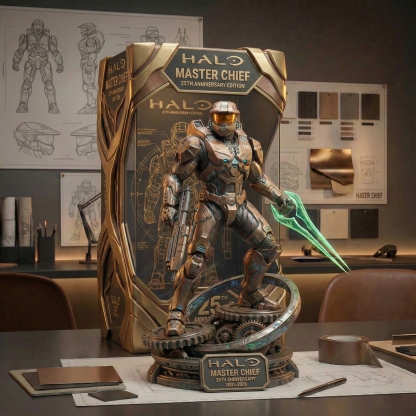 HALO 25th Anniversary Edition Statue