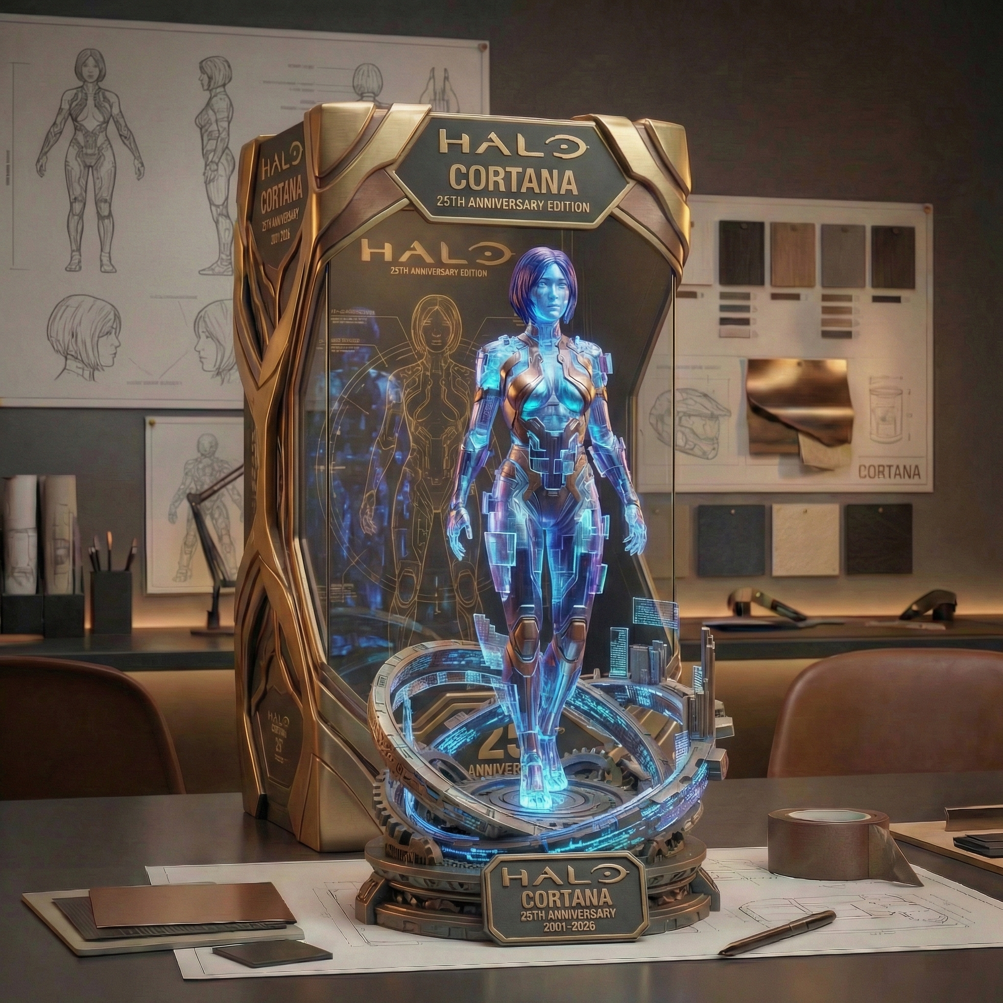 HALO 25th Anniversary Edition Statue