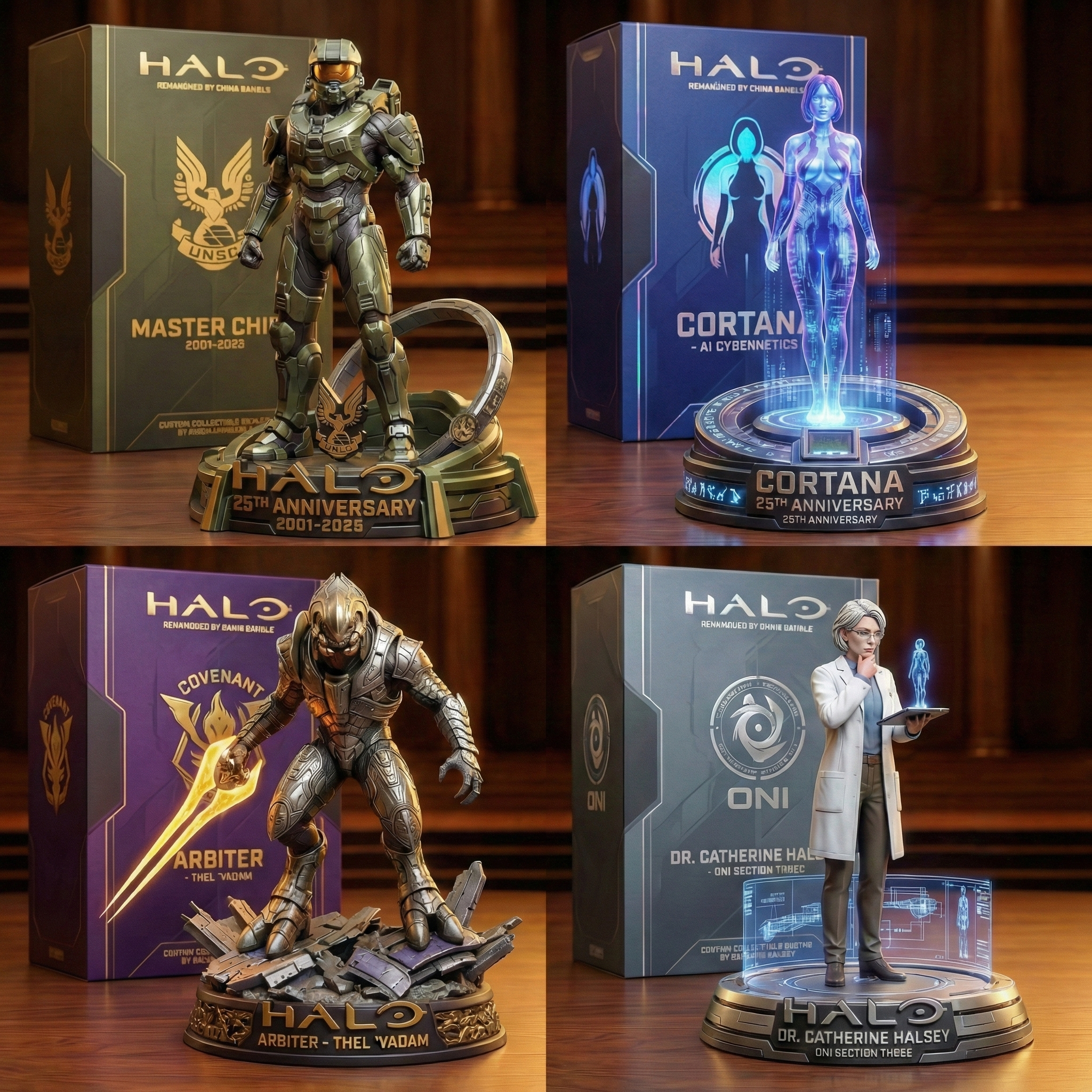HALO 25TH ANNIVERSARY LEGENDS Premium Blind Box Collector Series