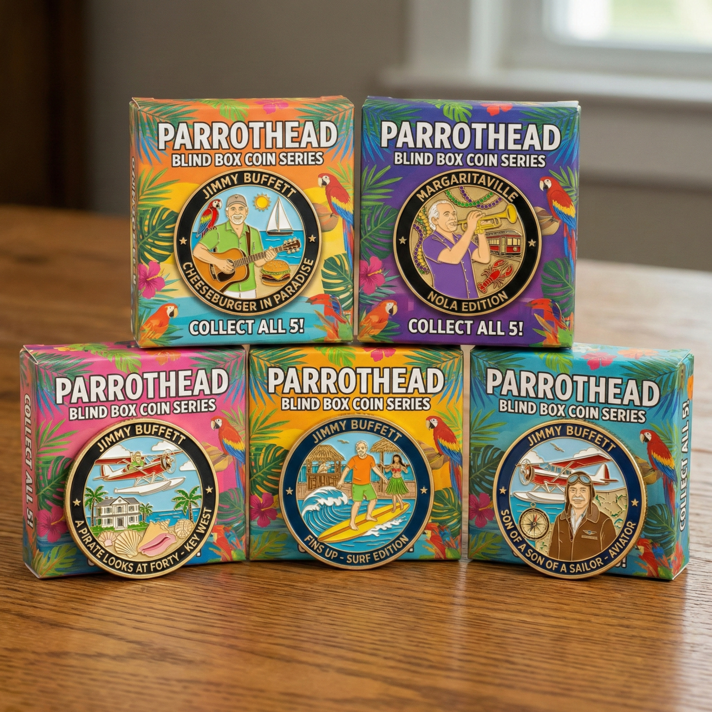 🦜 Parrothead™ Blind Box Coin Series