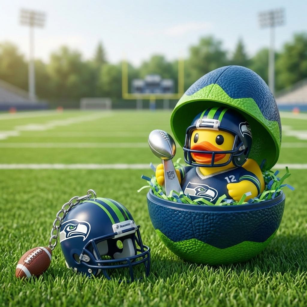 Seattle Seahawks Easter Surprise Egg Gift Set