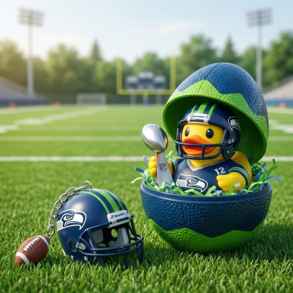 Seattle Seahawks Easter Surprise Egg Gift Set