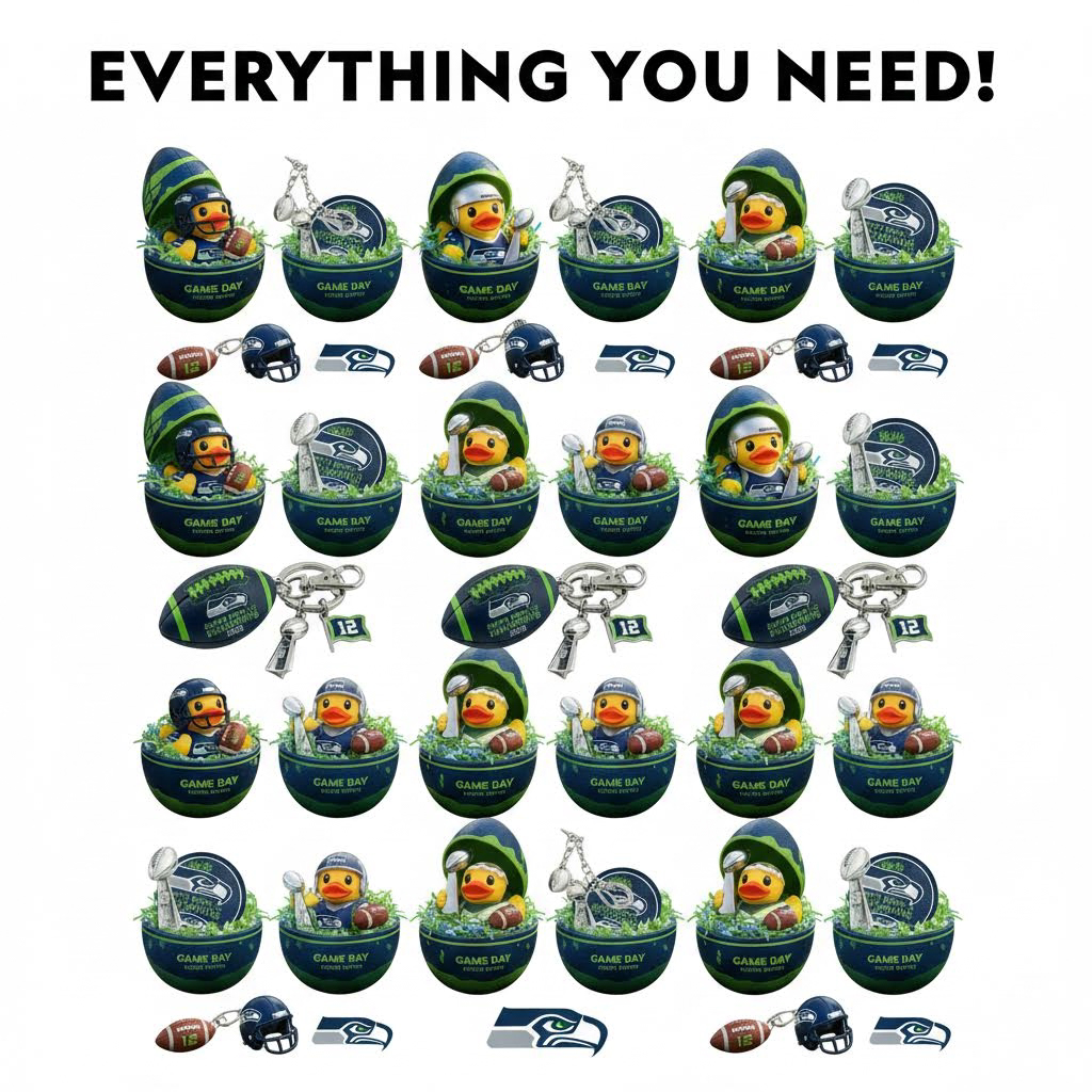 Seattle Seahawks Easter Surprise Egg Gift Set