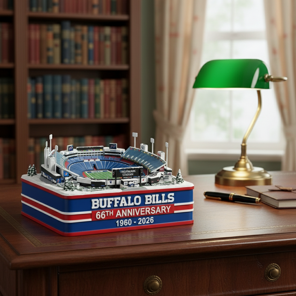 Buffalo Bills 66th Anniversary Highmark Stadium Light-Up Collectible Model