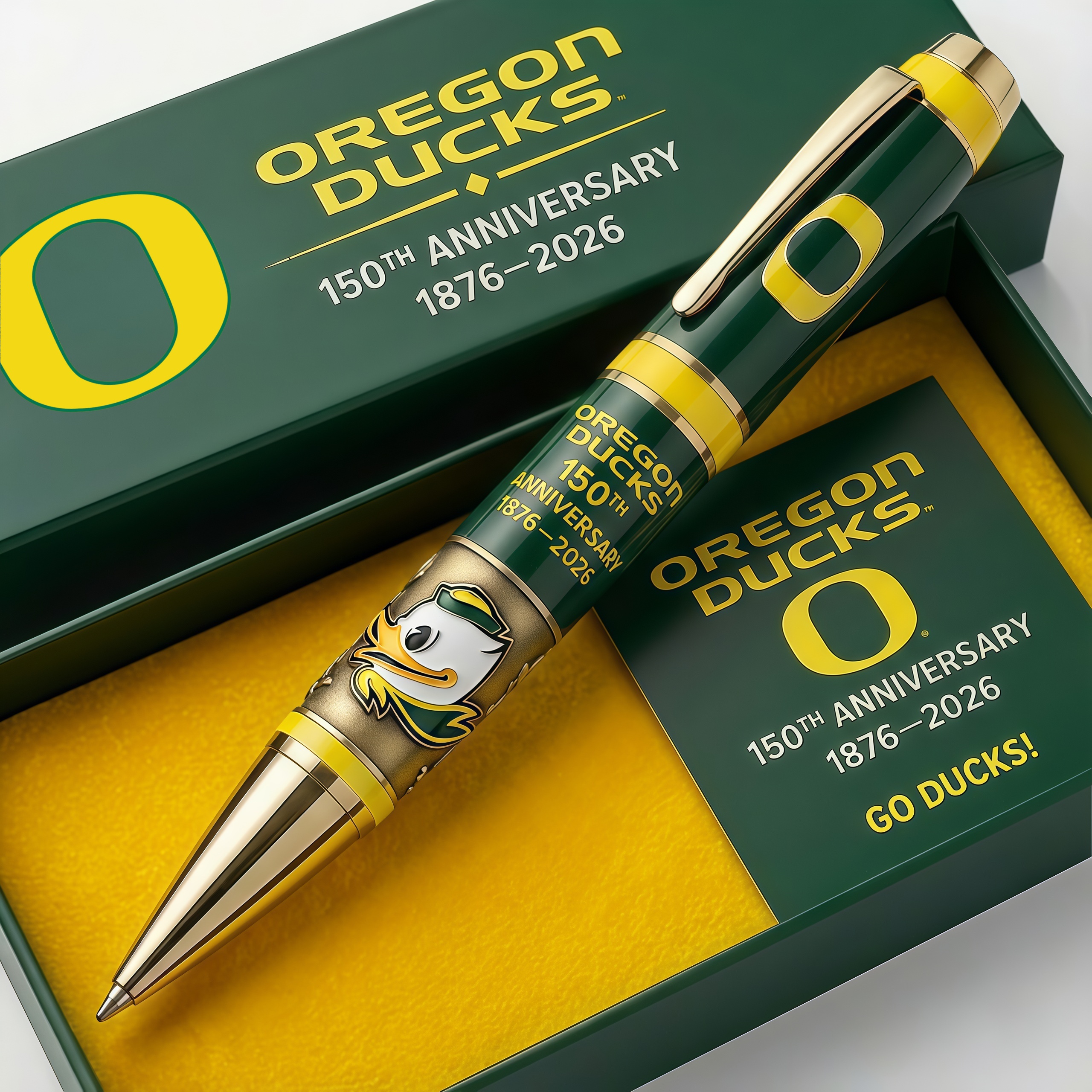 UO DUCKS 150th Anniversary Commemorative Pen