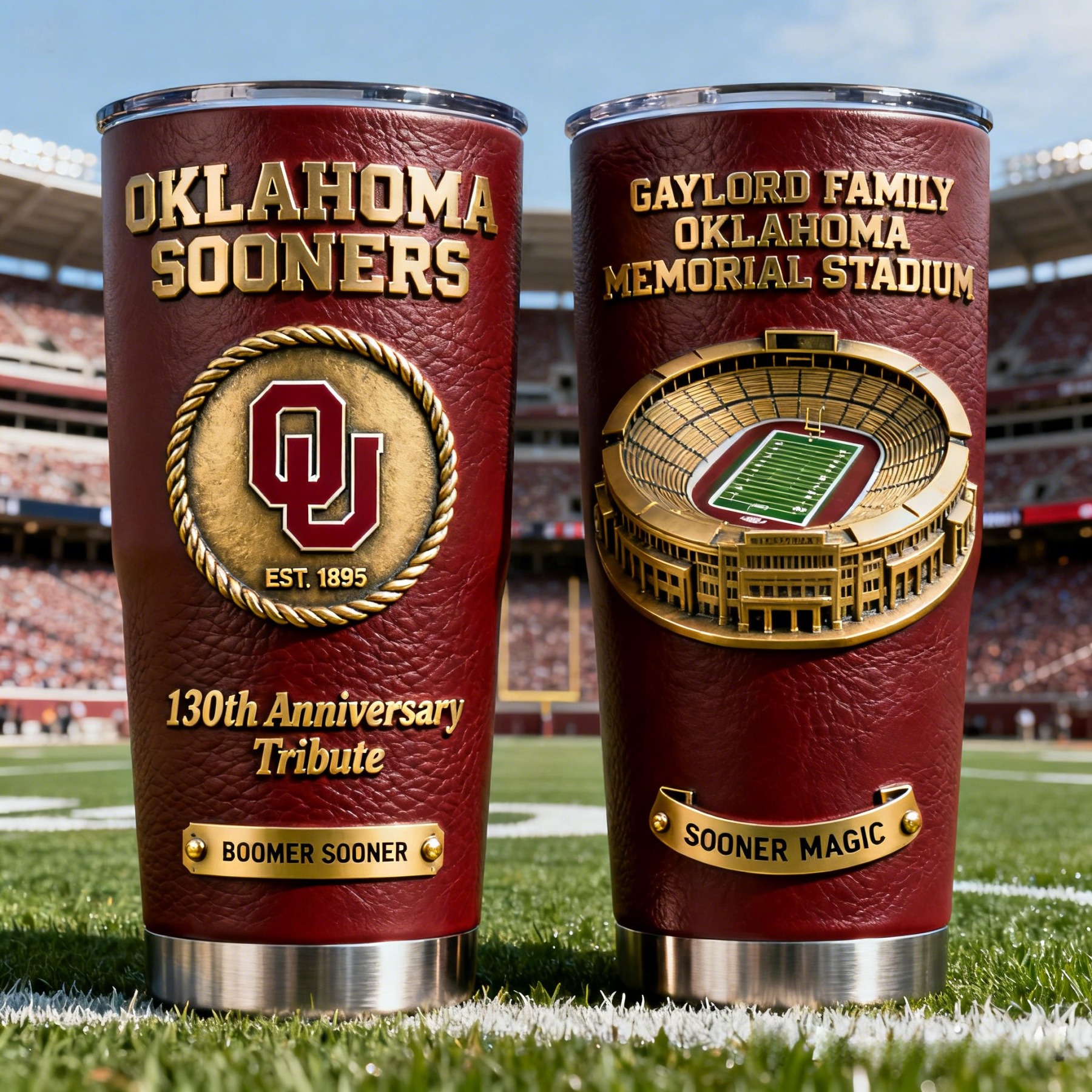 🏆 College Football Team Anniversary Premium Tribute Tumbler 🏈