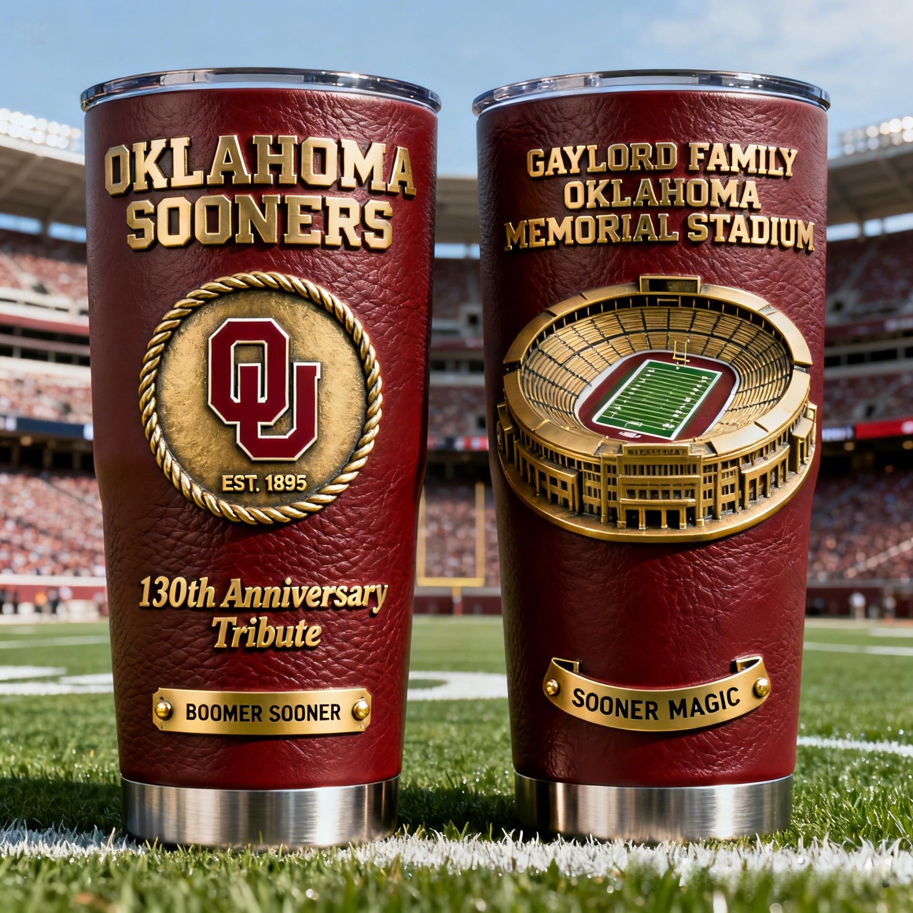 🏆 College Football Team Anniversary Premium Tribute Tumbler 🏈