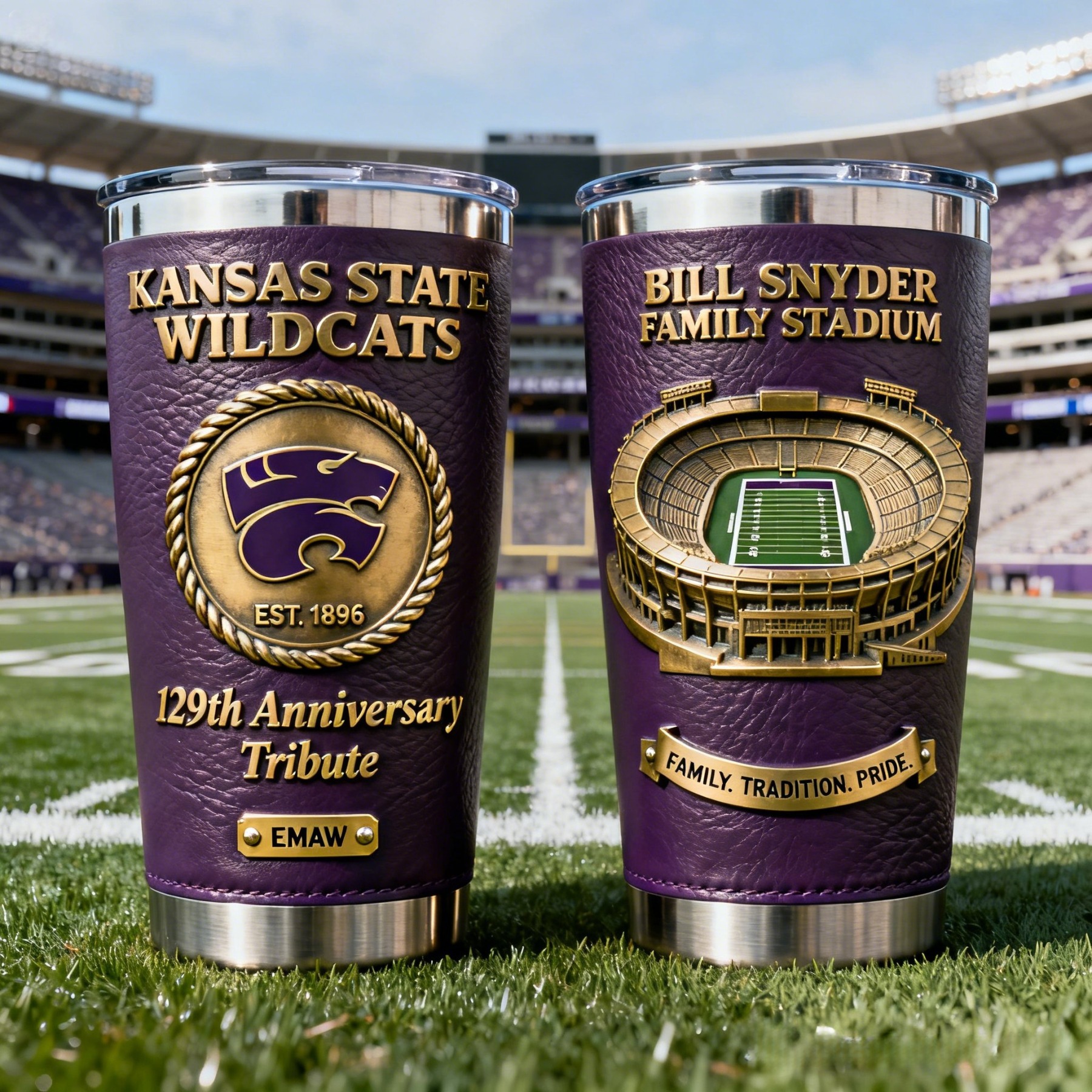 🏆 College Football Team Anniversary Premium Tribute Tumbler 🏈