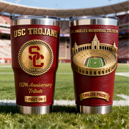 🏆 College Football Team Anniversary Premium Tribute Tumbler 🏈