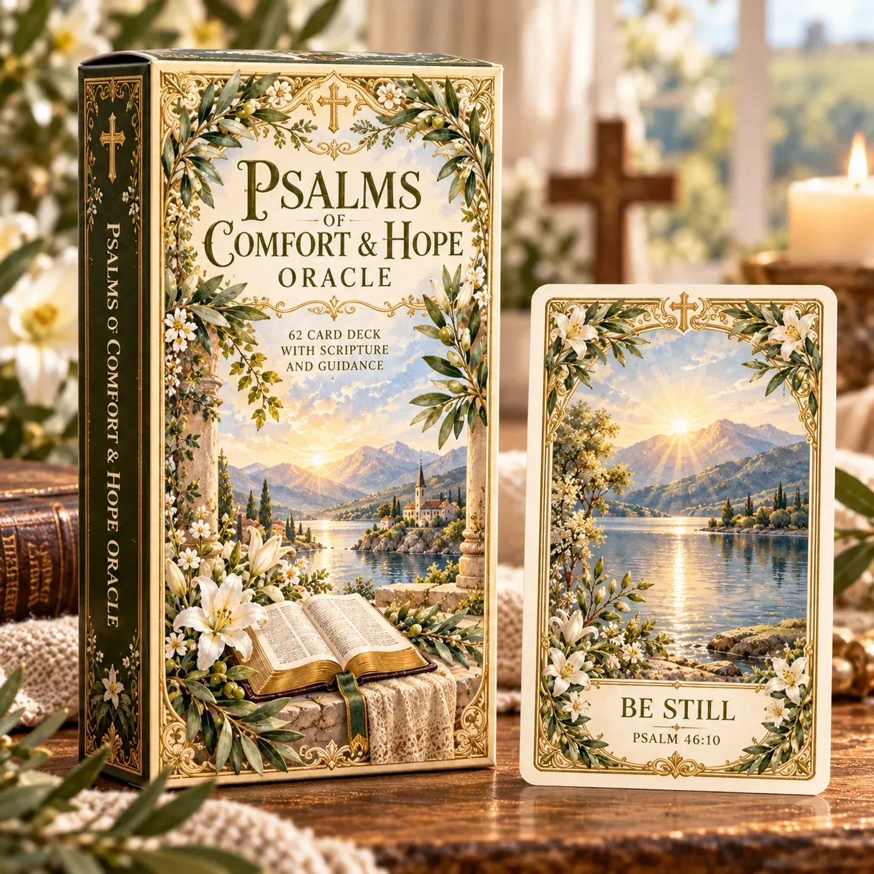 ✝️ Grace in His Word 62-Card Scripture Deck | Daily Faith, Prayer & Reflection 📖