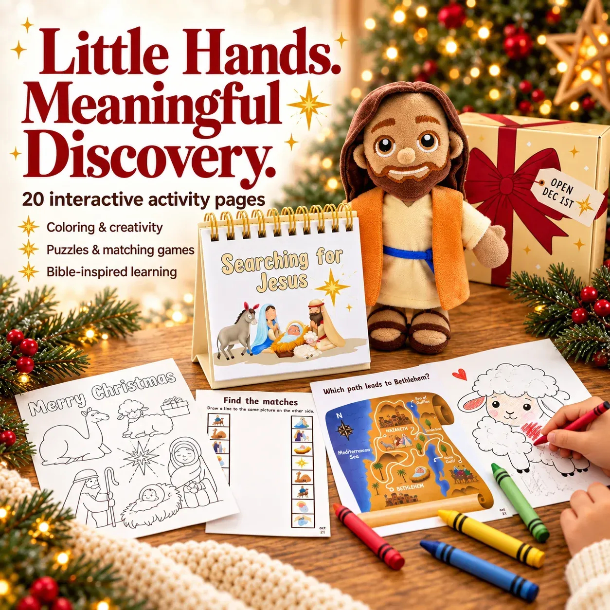 ✝️Searching for Jesus Advent Set | A Faith-Filled Christmas Countdown🎁