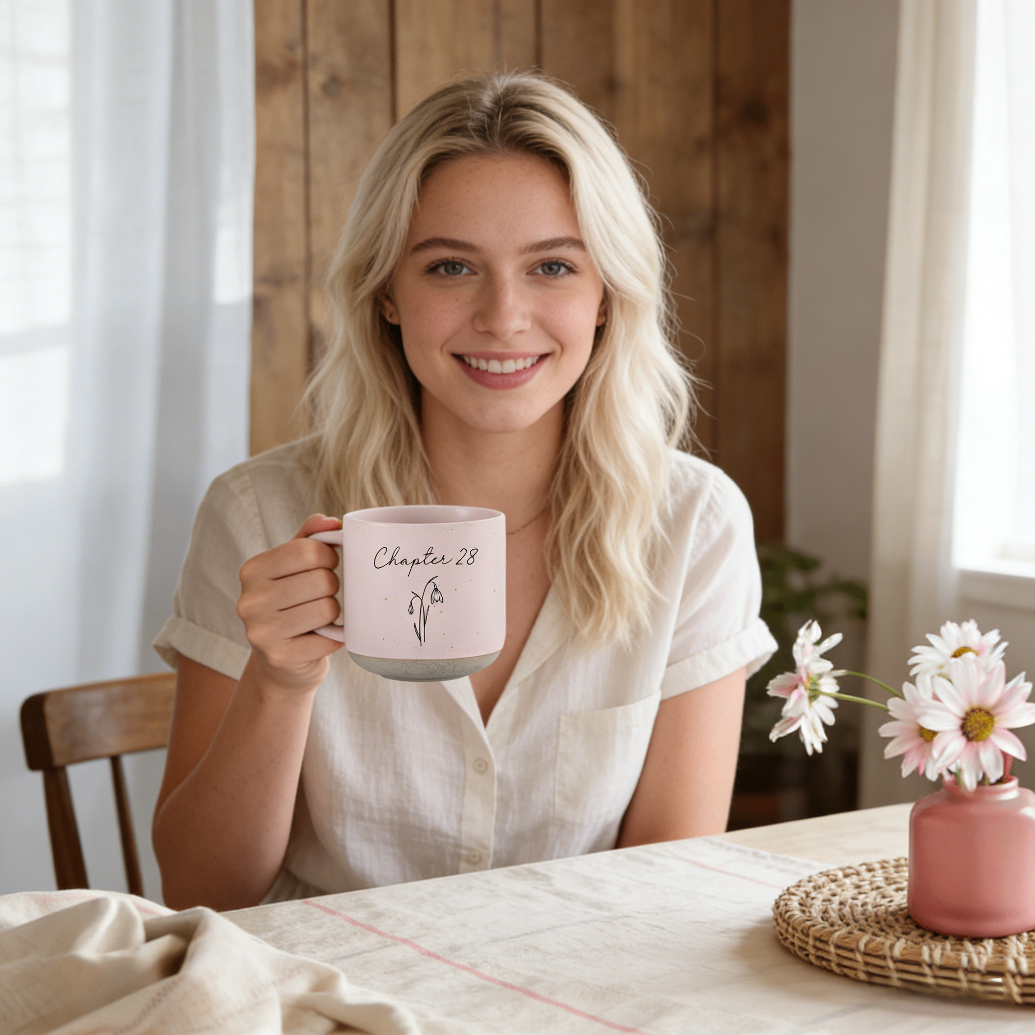 Personalized Birthday Month Floral Mug | WSMug63