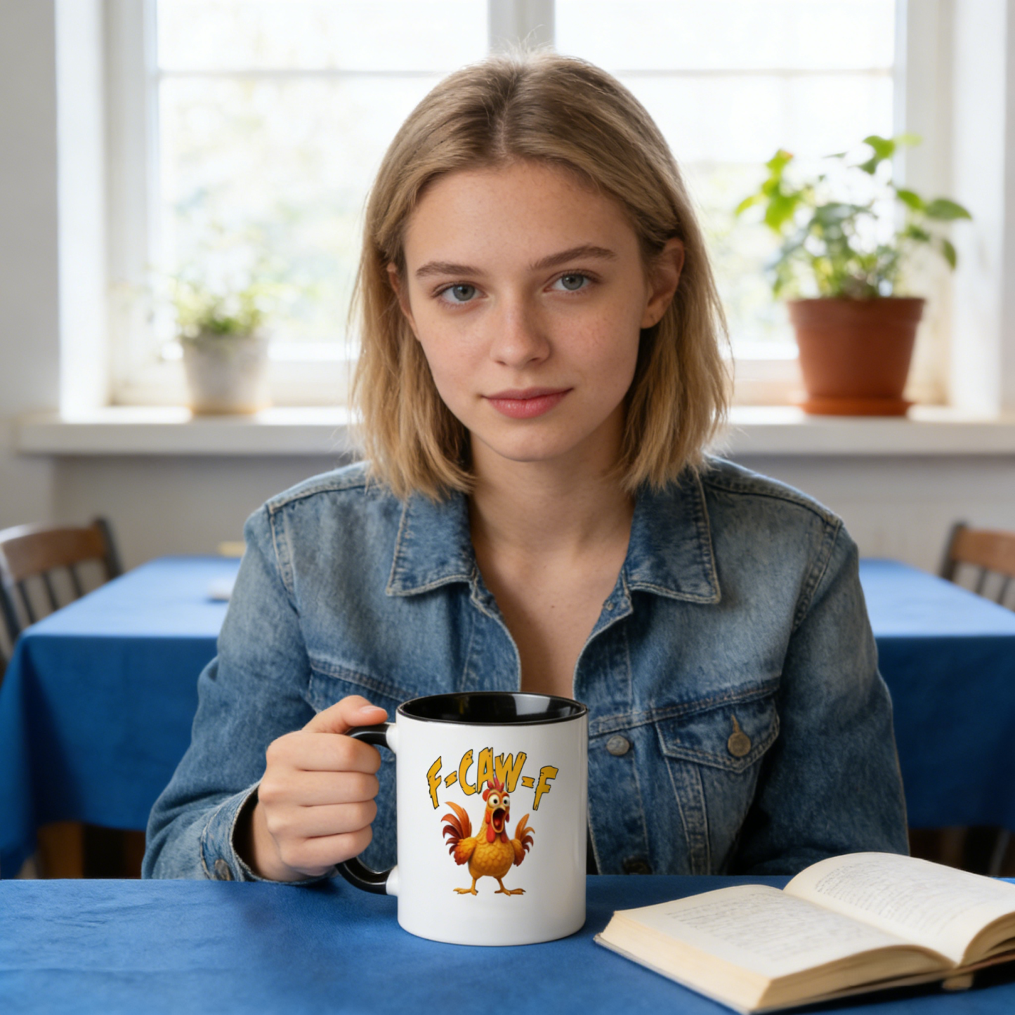 F-Caw-F Chicken Humor Mug | WSMug07