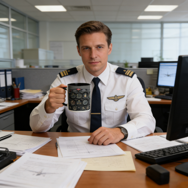 Fun Pilot Ceramic Mug | WSMug34