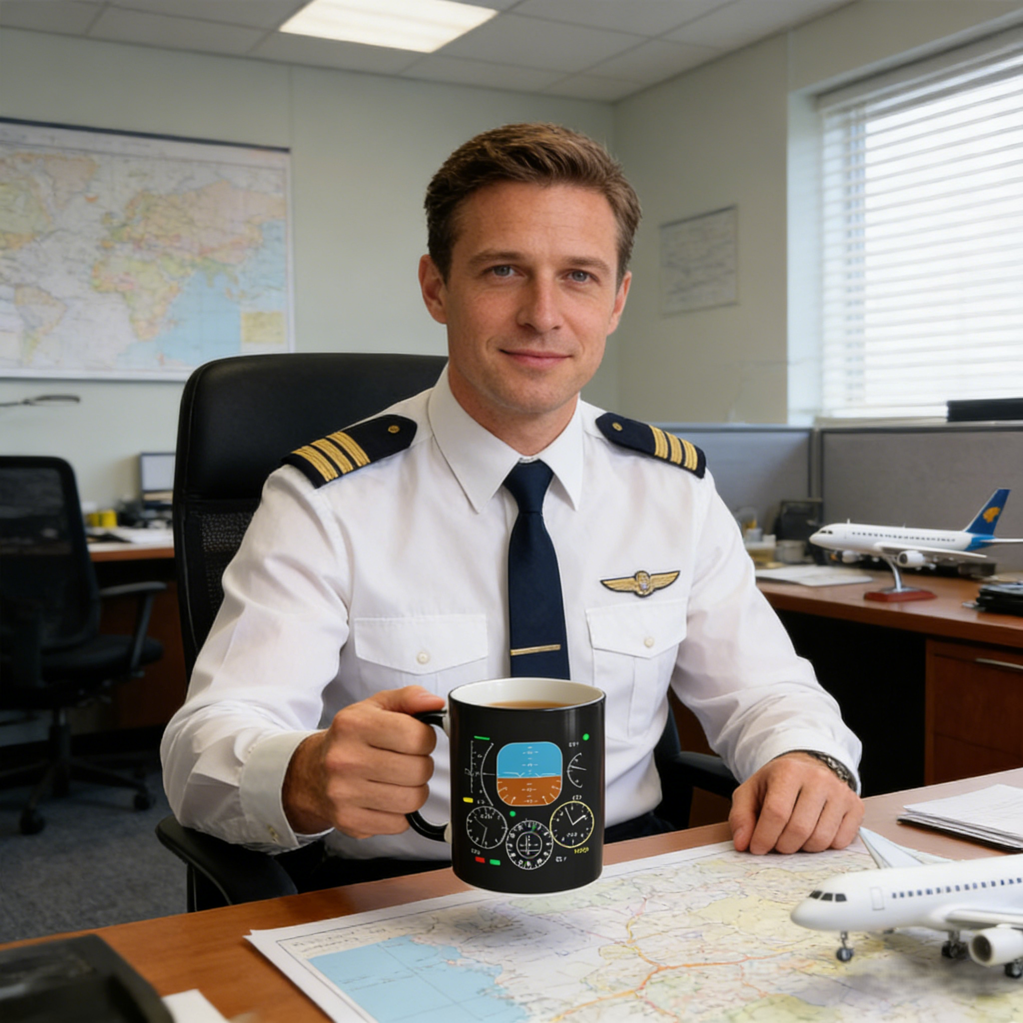 Aviation-Themed Ceramic Mug | WSMug35