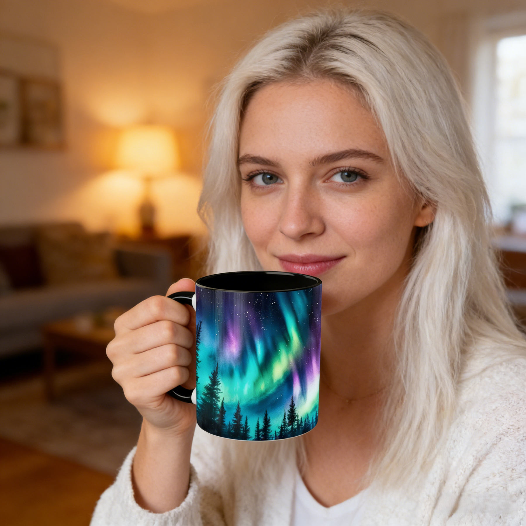 Aurora-Themed Ceramic Mug | WSMug52