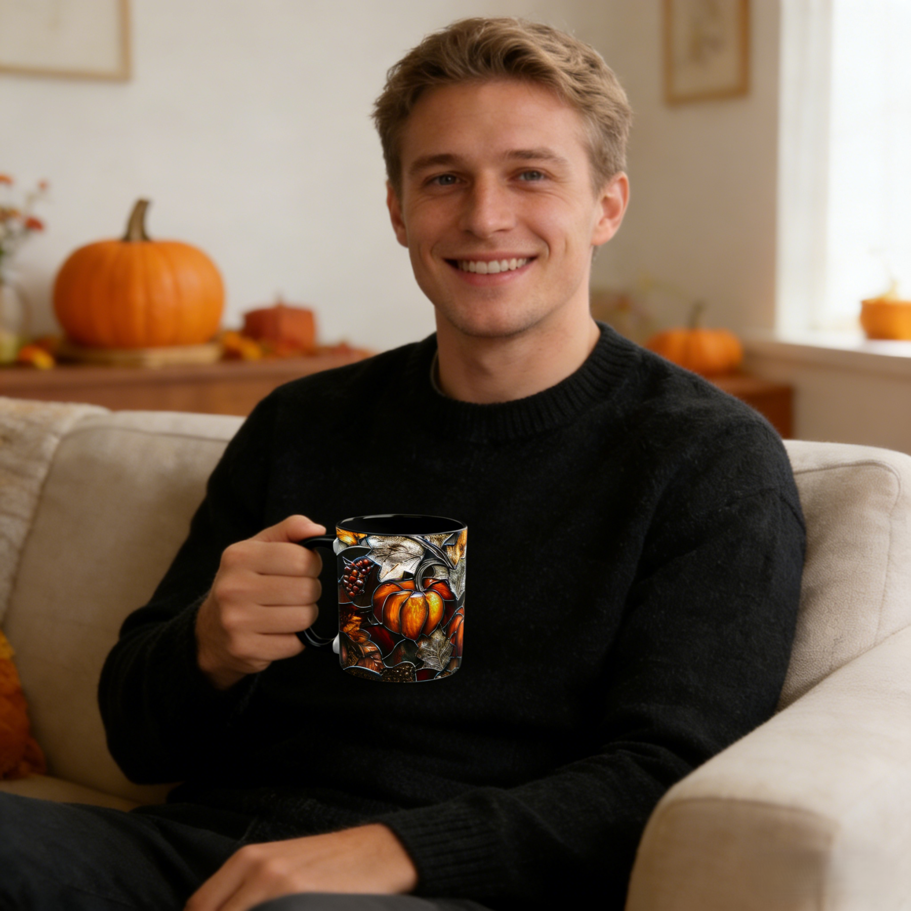 Autumn Pumpkin Ceramic Mug | WSMug40