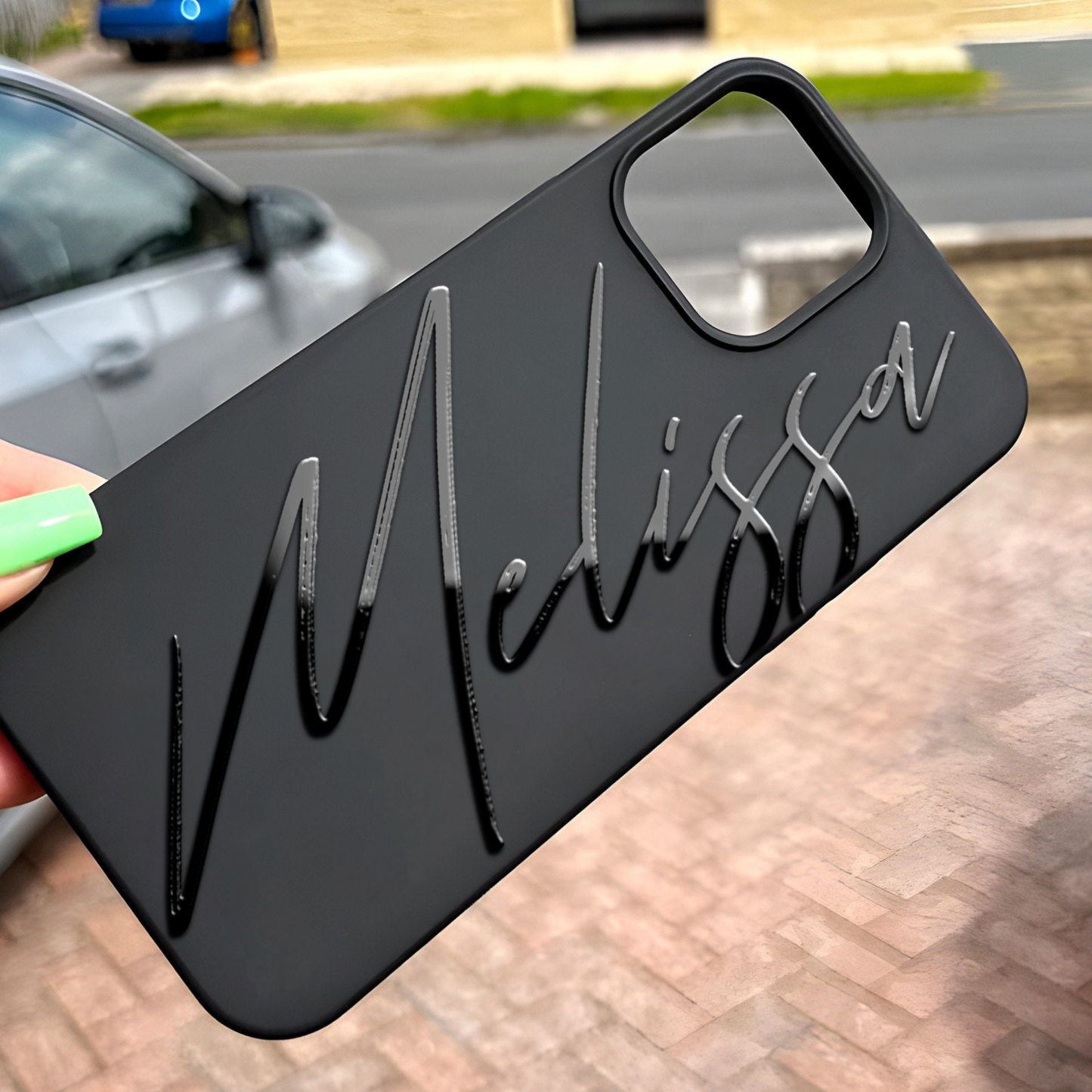 Personalised Monogram Silicone Phone Cover Case | OFCase004