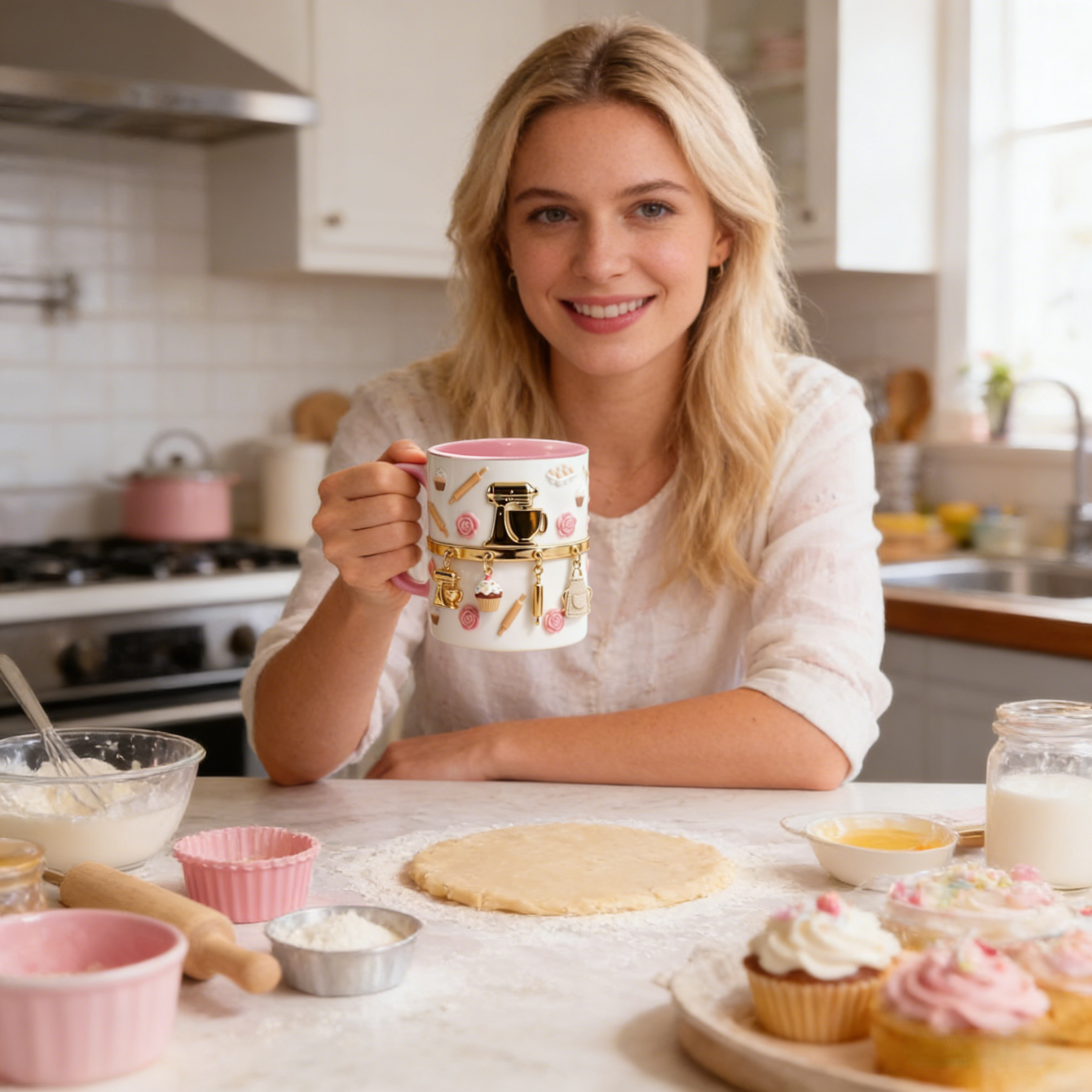 Cake Baking Themed Ceramic Mug | WSMug22