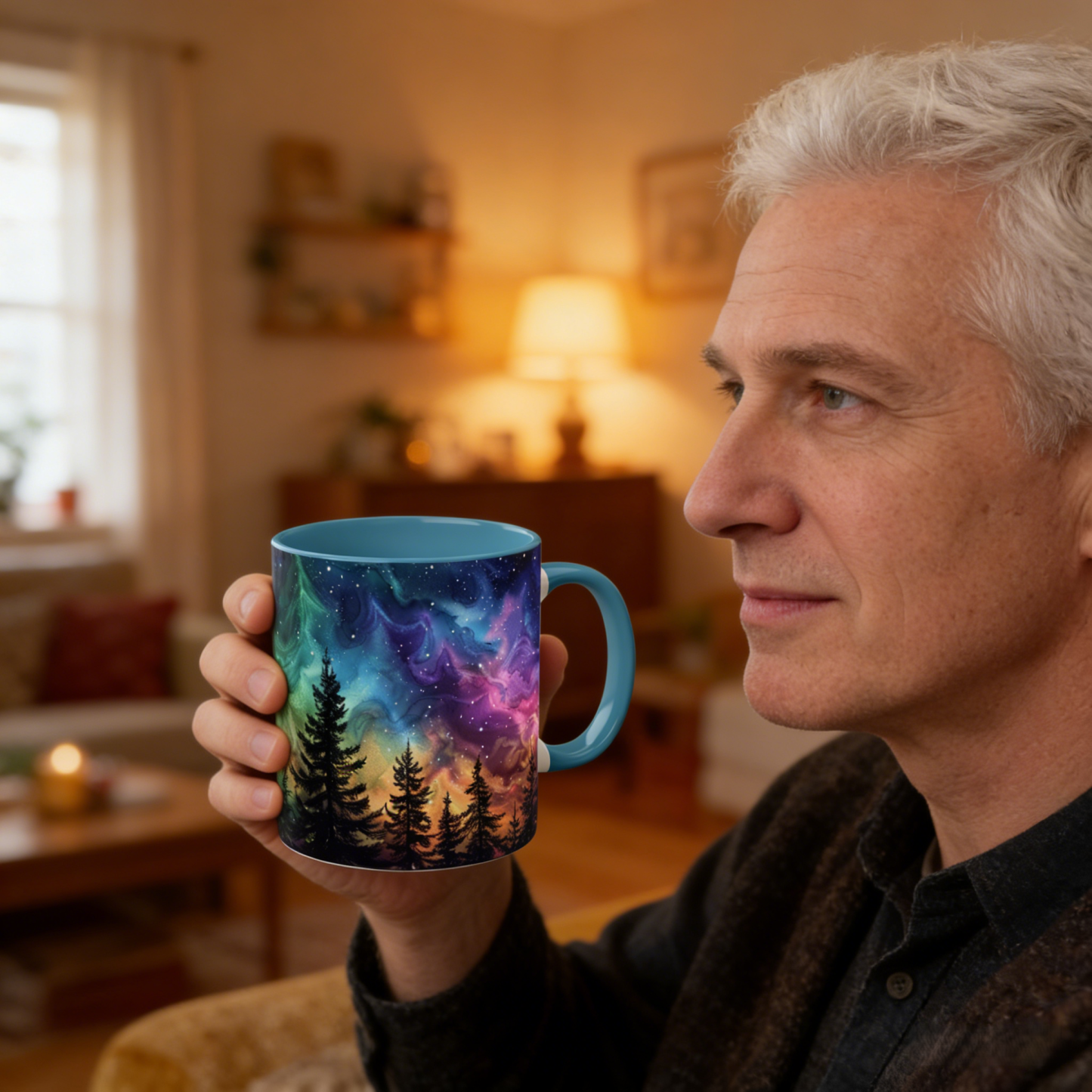 Aurora-Themed Ceramic Mug | WSMug53
