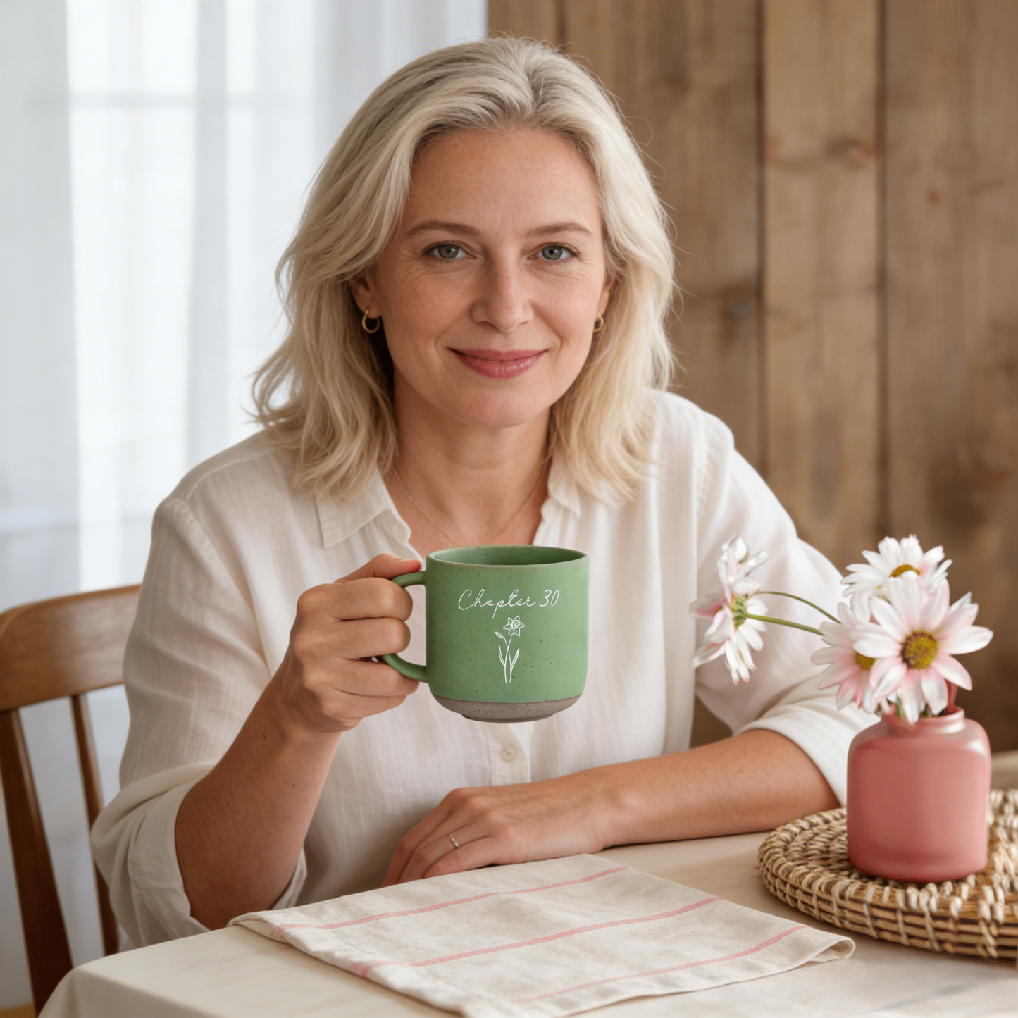 Personalized Birthday Month Floral Mug | WSMug63