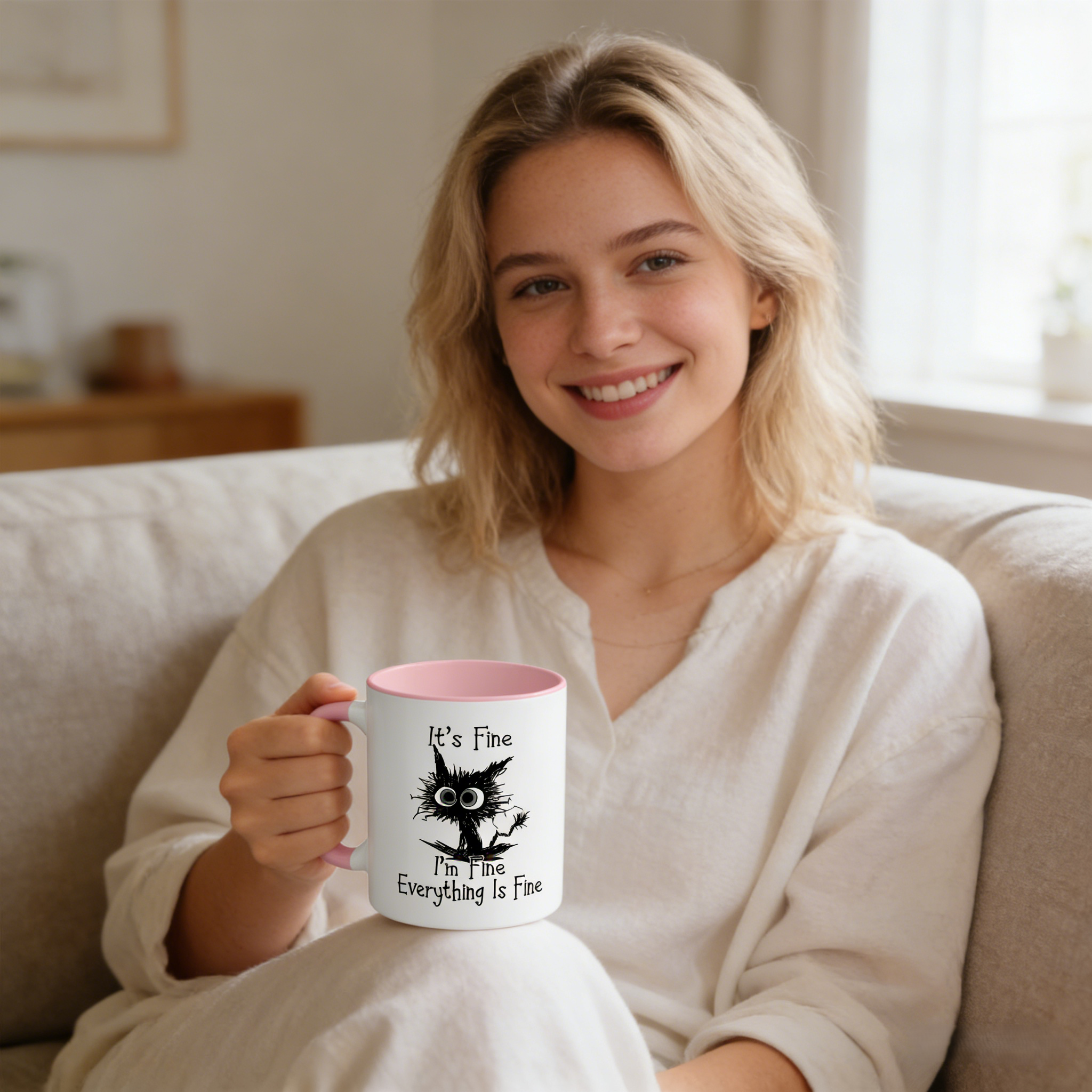 It's Fine I'm Fine Everything Is Fine Mug | WSMug10