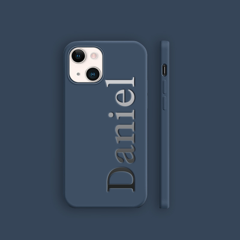 Personalised Monogram Silicone Phone Cover Case | OFCase004