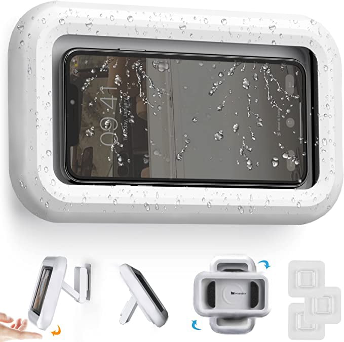 Waterproof Shower Wall Mounted 360° Rotation Angle Adjustable Phone Holder | OFCase058
