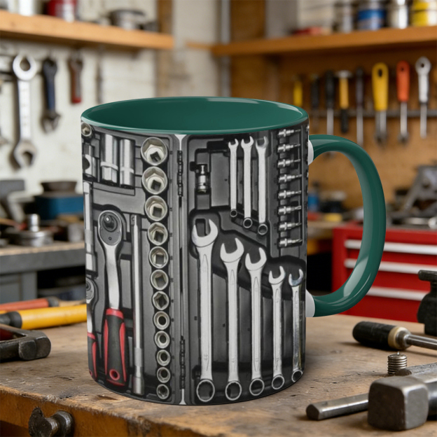 Mechanic Tool Box Ceramic Mug | WSMug28