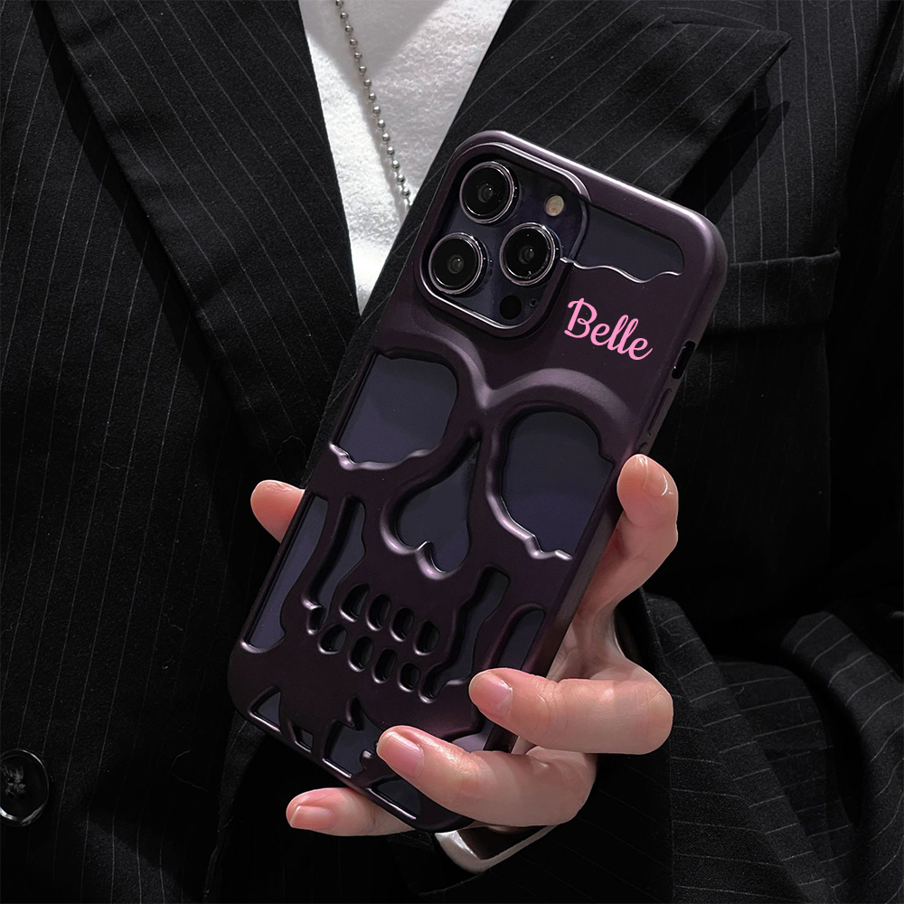 Personalized Name Skull Phone Case for iPhone | OFCase151