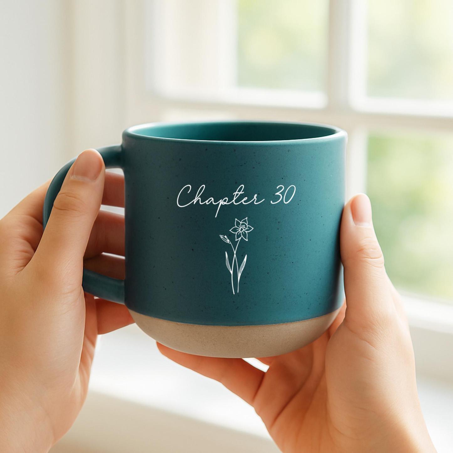 Personalized Birthday Month Floral Mug | WSMug63