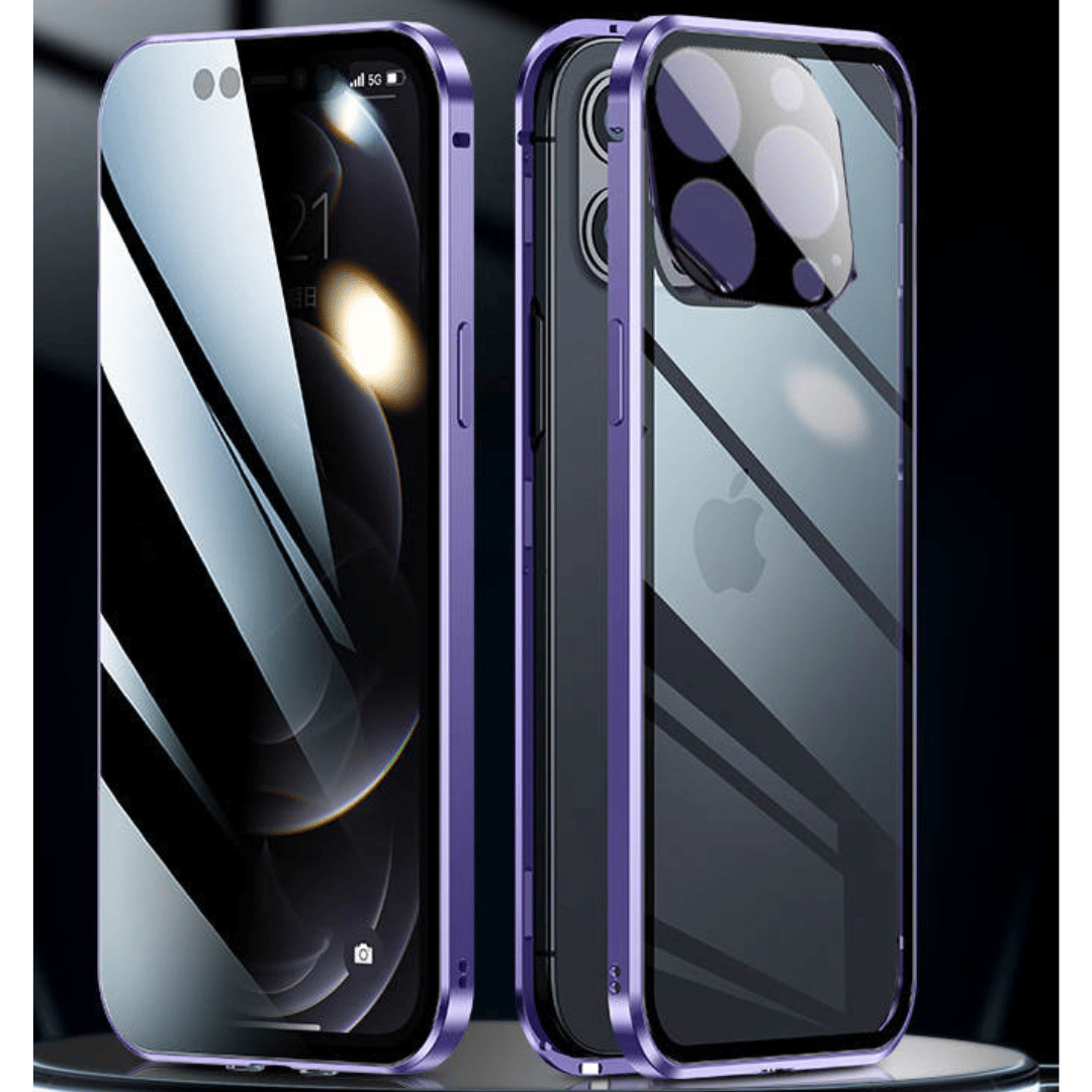 Magnetic Double-Sided Privacy Protection iPhone Case | OFCase108