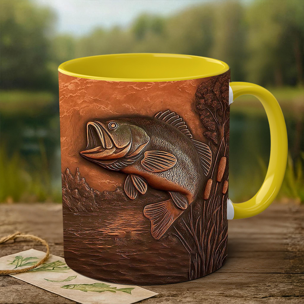 Fishing-Themed Ceramic Mug | WSMug47