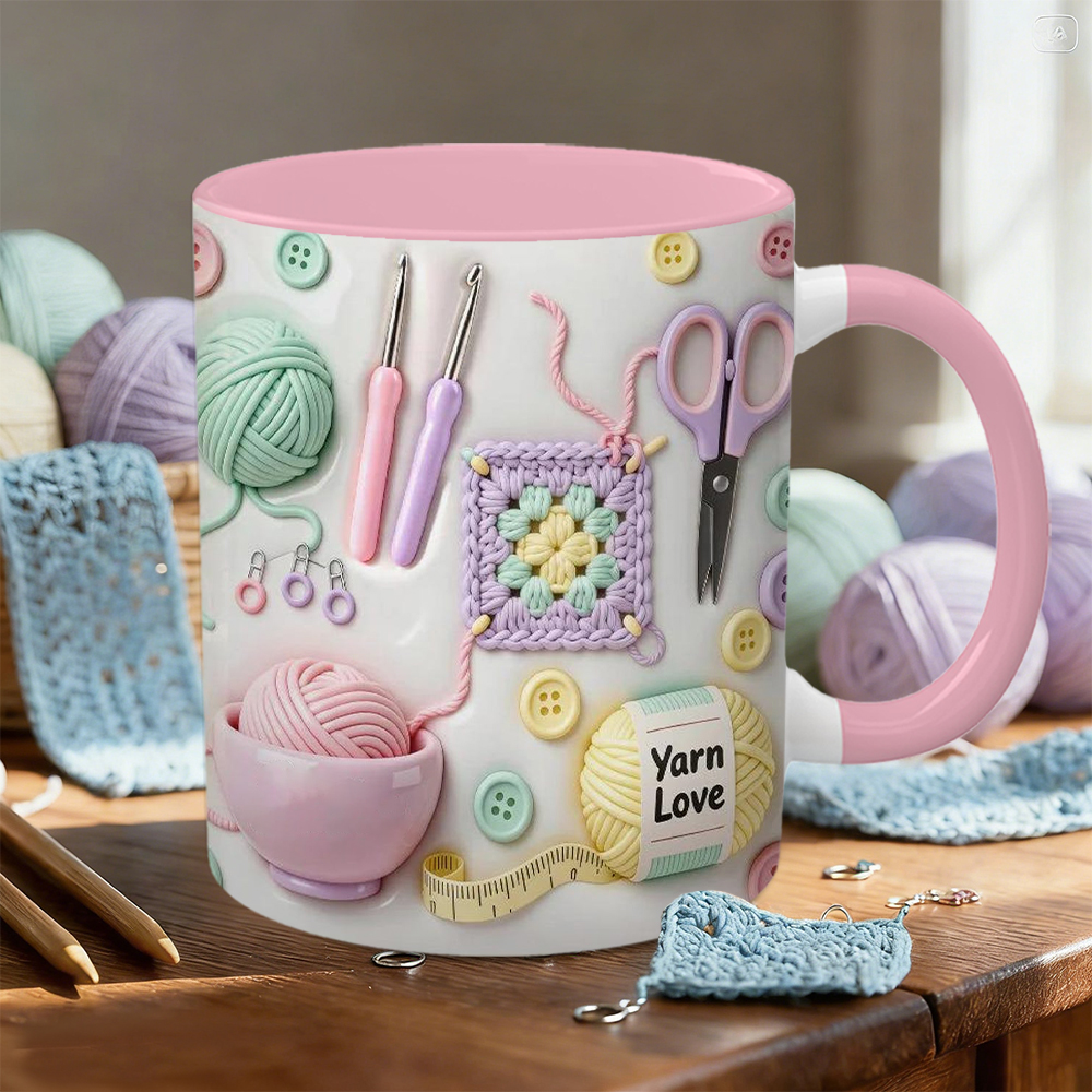 Sewing Supplies Themed Ceramic Mug | WSMug20