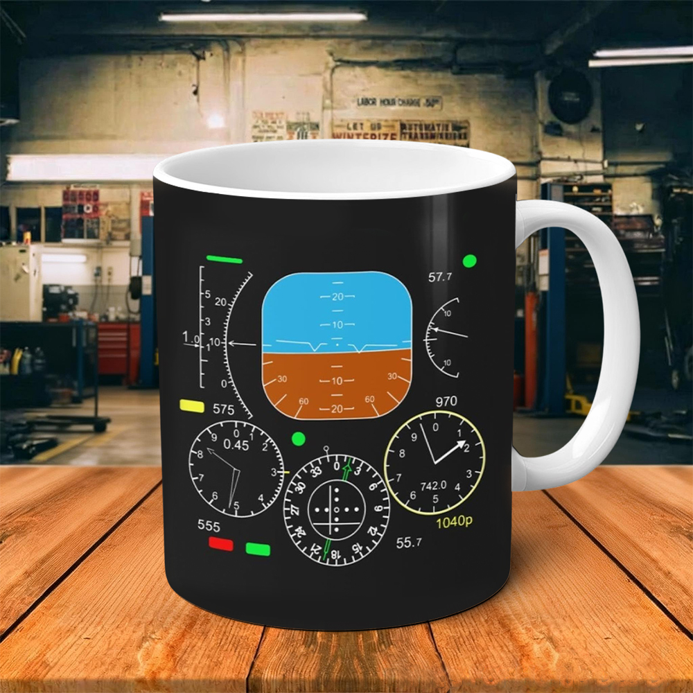 Aviation-Themed Ceramic Mug | WSMug35