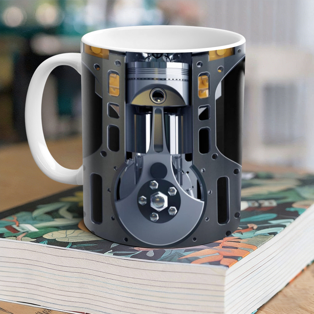 Mechanic Engine Ceramic Mug | WSMug38