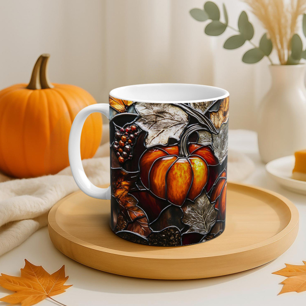 Autumn Pumpkin Ceramic Mug | WSMug40
