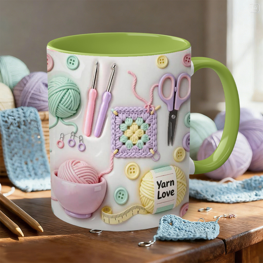 Sewing Supplies Themed Ceramic Mug | WSMug20
