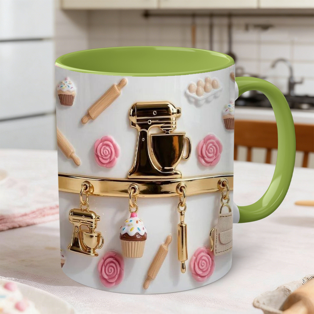 Cake Baking Themed Ceramic Mug | WSMug22