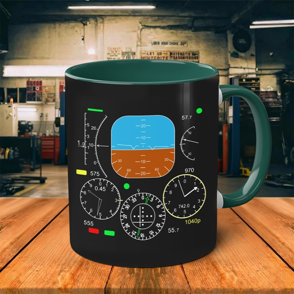 Aviation-Themed Ceramic Mug | WSMug35