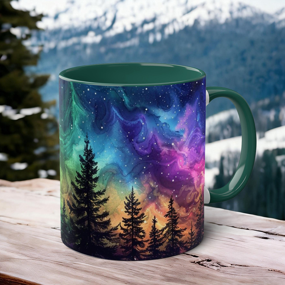 Aurora-Themed Ceramic Mug | WSMug53